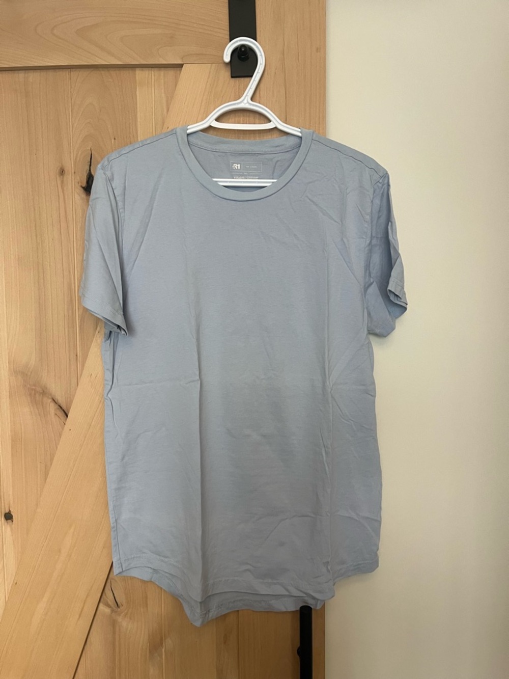 Simons Pale Blue Short Sleeve Crew Neck T-Shirt